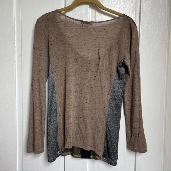 Custo Barcelona Sequined Stripe Scoop Neck Top - Picture 4 of 9